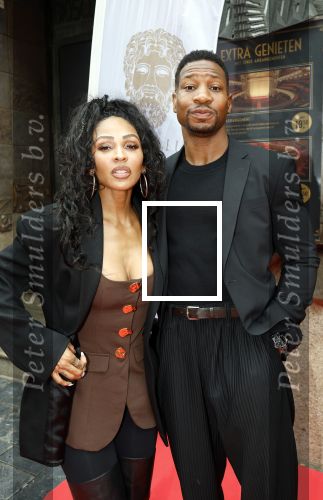 Amsterdam 3 september 2025
Septimius Awards, in Tuschinski Theater. Jonathan Majors  met zijn vrouw Meagan Good