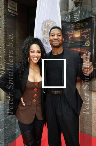 Amsterdam 3 september 2025
Septimius Awards, in Tuschinski Theater. Jonathan Majors  met zijn vrouw Meagan Good