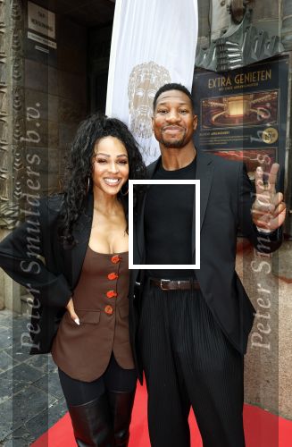 Amsterdam 3 september 2025
Septimius Awards, in Tuschinski Theater. Jonathan Majors  met zijn vrouw Meagan Good