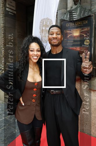 Amsterdam 3 september 2025
Septimius Awards, in Tuschinski Theater. Jonathan Majors  met zijn vrouw Meagan Good
