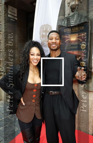 Amsterdam 3 september 2025
Septimius Awards, in Tuschinski Theater. Jonathan Majors  met zijn vrouw Meagan Good