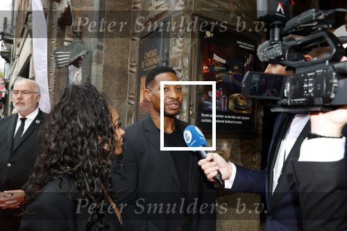 Amsterdam 3 september 2025
Septimius Awards, in Tuschinski Theater. Jonathan Majors  met zijn vrouw Meagan Good