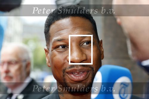 Amsterdam 3 september 2025
Septimius Awards, in Tuschinski Theater. Jonathan Majors  met zijn vrouw Meagan Good