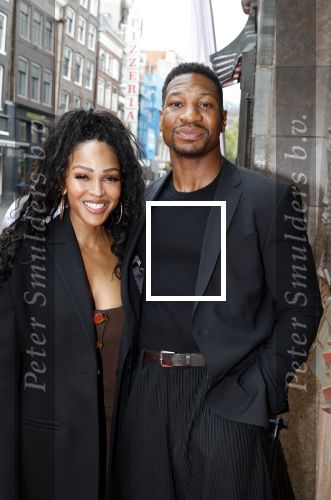 Amsterdam 3 september 2025
Septimius Awards, in Tuschinski Theater. Jonathan Majors  met zijn vrouw Meagan Good