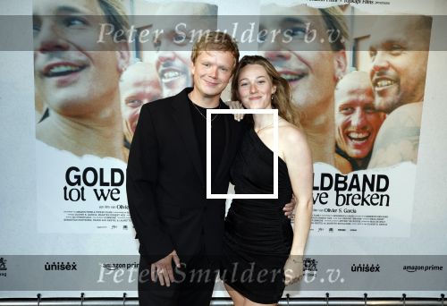 Den Haag 3 september 2025
Premiere Goldband in Pathe Buitenhof Den Haag . Jordi Warners met partner