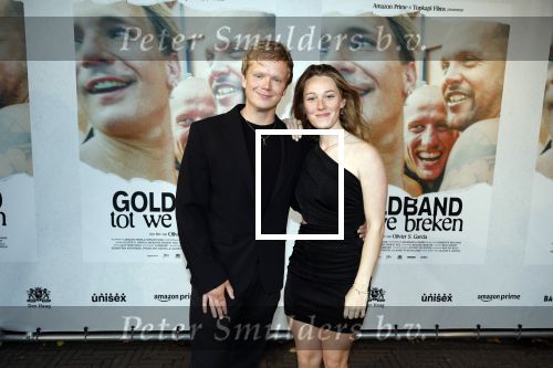 Den Haag 3 september 2025
Premiere Goldband in Pathe Buitenhof Den Haag . Jordi Warners met partner