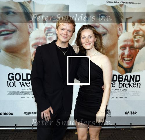 Den Haag 3 september 2025
Premiere Goldband in Pathe Buitenhof Den Haag . Jordi Warners met partner