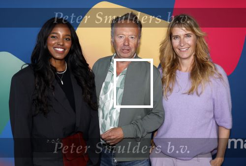 Hilversum 9 september 2025
NPO najaarspresentatie bij beeld en geluid .  
Joris Linssen  Jetske v d Elsen en Sosha Duysker