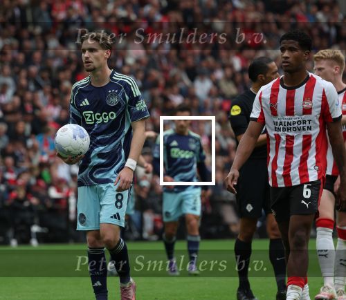 Eindhoven, 21 September 2025
PSV-AJAX, Eindstand 2-2
Kompetitie seizoen 2025-2026
Kenneth Taylor scoort uit penalty 1-1