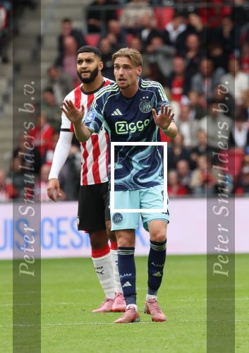 Eindhoven, 21 September 2025
PSV-AJAX, Eindstand 2-2
Kompetitie seizoen 2025-2026
Kenneth Taylor scoort uit penalty 1-1