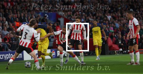 Eindhoven, 16 September 2025
CL wedstrijd PSV-Union Saint-Gilloise, eindsatnd 1-3