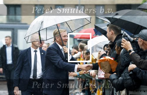 Flevoland 9 september 2025
Koning Willem Alexander en Koningin Maxima op streekbezoek in Flevoland . Het regende de hele dag .