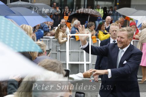 Flevoland 9 september 2025
Koning Willem Alexander en Koningin Maxima op streekbezoek in Flevoland . Het regende de hele dag .