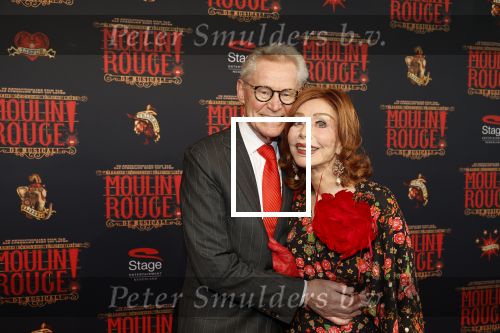 Utrecht 19 september 2025
1 jaar Moulin Rouge in het Beatrix theater. marijke Helwegen en haar man Harrie