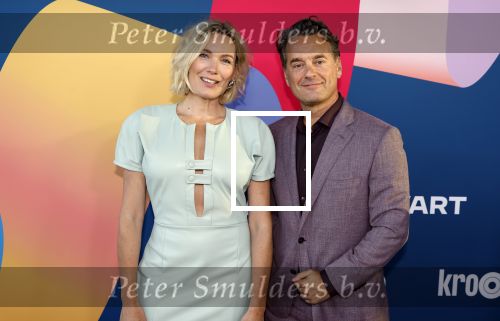 Hilversum 9 september 2025
NPO najaarspresentatie bij beeld en geluid . Marlijn Weerdenburg en Rik v d Westelaken