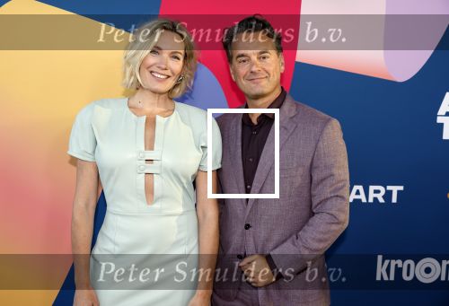 Hilversum 9 september 2025
NPO najaarspresentatie bij beeld en geluid . Marlijn Weerdenburg en Rik v d Westelaken