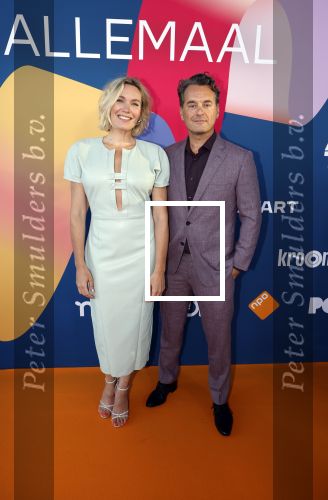 Hilversum 9 september 2025
NPO najaarspresentatie bij beeld en geluid . Marlijn Weerdenburg en Rik v d Westelaken