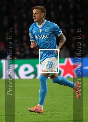 Eindhoven, 21 Oktober 2025
CL Wedstrijd PSV-Napolie, eindstand 6-2
Noa Lang bij Napoli