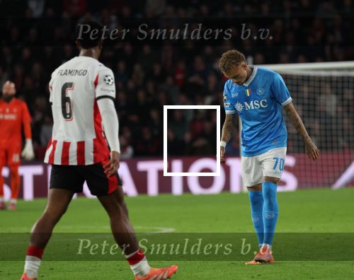 Eindhoven, 21 Oktober 2025
CL Wedstrijd PSV-Napolie, eindstand 6-2
Noa Lang bij Napoli