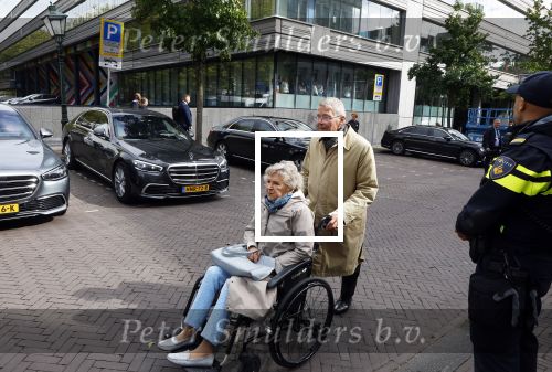 Den Haag 16 september 2025
Prinsjesdag 2025 in Den Haag . piet Hein Donner met vrouw in rolstoel