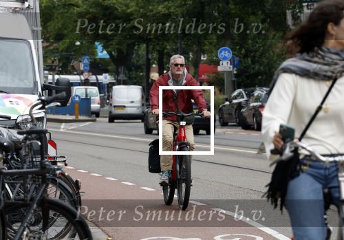 Amsterdam 1 september 2025
Porgy Franssen op de electrische fiets in Amsterdam zuid.