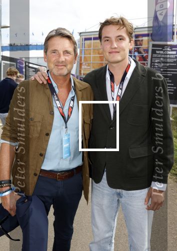 Zandvoort 21 augustus 2025
Grandprix F1 op circuit Zandvoort . Prins Maurits met zijn zoon Prins Lucas