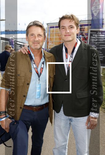 Zandvoort 21 augustus 2025
Grandprix F1 op circuit Zandvoort . Prins Maurits met zijn zoon Prins Lucas