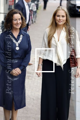 Amsterdam 10 september 2025
Prinses Amalia is uitgenodigd voor een  lunch in de ambtswoning van burgemeester Femke Halsema, waar zij een ontmoeting had met het gemeentebestuur van Amsterdam