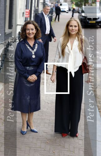 Amsterdam 10 september 2025
Prinses Amalia is uitgenodigd voor een  lunch in de ambtswoning van burgemeester Femke Halsema, waar zij een ontmoeting had met het gemeentebestuur van Amsterdam
