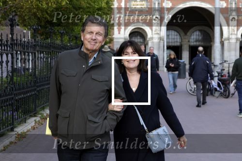 Amsterdam 26 september 2025
Robert ten Brink en zijn vrouw Roos in Amsterdam zuid