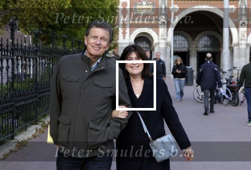 Amsterdam 26 september 2025
Robert ten Brink en zijn vrouw Roos in Amsterdam zuid