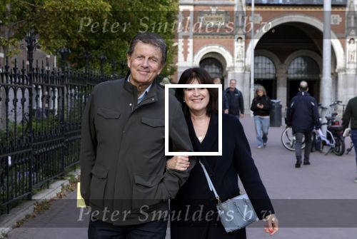 Amsterdam 26 september 2025
Robert ten Brink en zijn vrouw Roos in Amsterdam zuid