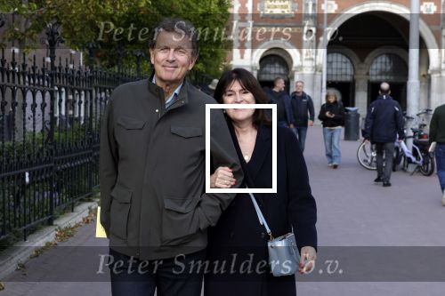 Amsterdam 26 september 2025
Robert ten Brink en zijn vrouw Roos in Amsterdam zuid