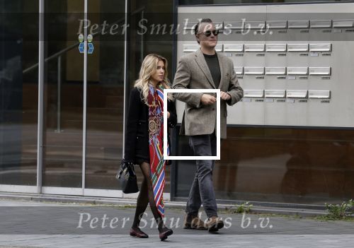 Amsterdam 27 september 2025
Sylvie Meis met haar nieuwe vriend Patrick Gruhn in Amsterdam op de zuidas .