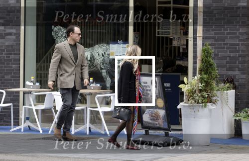 Amsterdam 27 september 2025
Sylvie Meis met haar nieuwe vriend Patrick Gruhn in Amsterdam op de zuidas .
