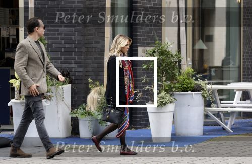 Amsterdam 27 september 2025
Sylvie Meis met haar nieuwe vriend Patrick Gruhn in Amsterdam op de zuidas .