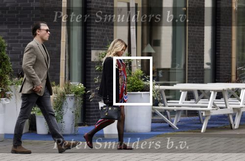 Amsterdam 27 september 2025
Sylvie Meis met haar nieuwe vriend Patrick Gruhn in Amsterdam op de zuidas .