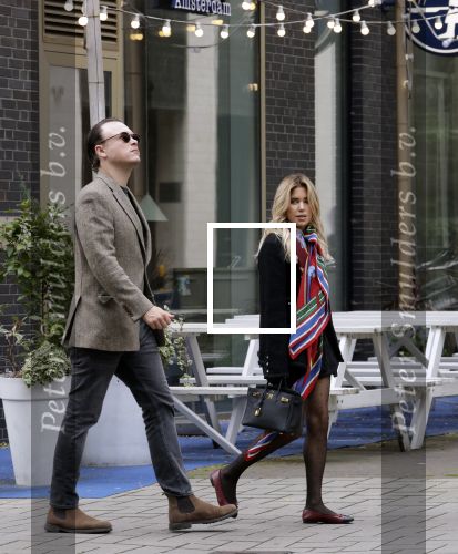 Amsterdam 27 september 2025
Sylvie Meis met haar nieuwe vriend Patrick Gruhn in Amsterdam op de zuidas .