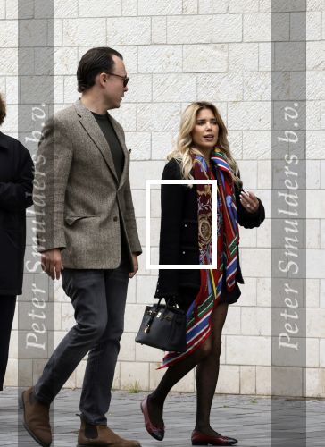 Amsterdam 27 september 2025
Sylvie Meis met haar nieuwe vriend Patrick Gruhn in Amsterdam op de zuidas .