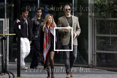 Amsterdam 27 september 2025
Sylvie Meis met haar nieuwe vriend Patrick Gruhn in Amsterdam op de zuidas .