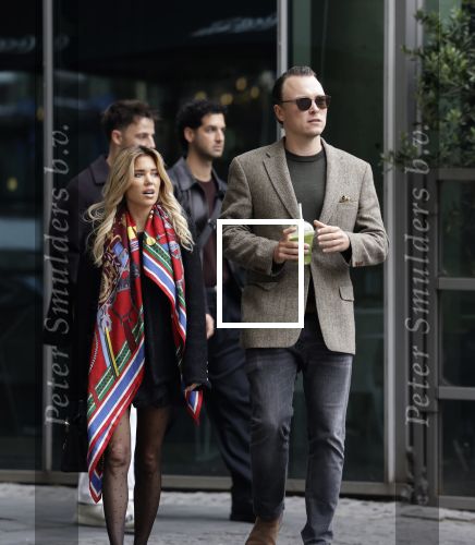 Amsterdam 27 september 2025
Sylvie Meis met haar nieuwe vriend Patrick Gruhn in Amsterdam op de zuidas .