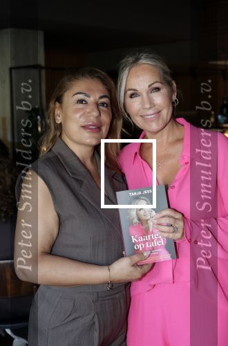 Amsterdam 23 september 2025
Boekpresentatie Tanja Jess bij Hotel  The Lobby . Tanja Jess en Yesim Candan