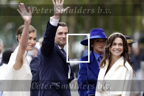 Den Haag 16 september 2025
Prinsjesdag 2025 in Den Haag . Thierry Baudet met partner Davide en Lidewij de Vos