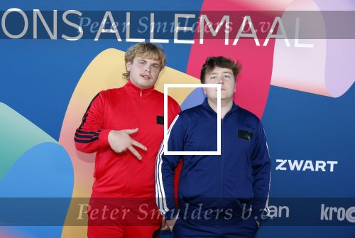 Hilversum 9 september 2025
NPO najaarspresentatie bij beeld en geluid . Tim Kanon en Leon Wohlrabe