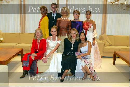Amsterdam 22 oktober 2003
Presentatie modefestijn in toren  amsterdam
Coco de Meyere en een aantal mannequins