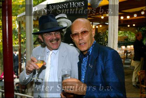 Hilversum 9 Oktober 2003
Koos v Dijk met Bennie Jolink met hoed