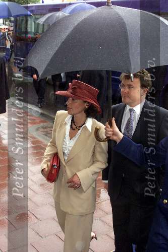 Den Haag 17 mei 2001
Trouwen Prins Constantijn en Prinses Laurentien Brinkhorst. Prins Friso met een vriendin