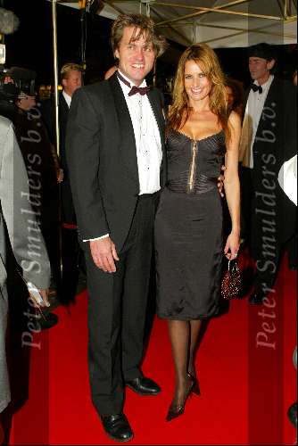 Amsterrdam 23 oktober 2003
Televizierring 2003 in de heineken music hall
Mariska Hulscher met vriend