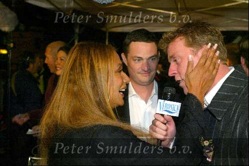 Amsterrdam 23 oktober 2003
Televizierring 2003 in de heineken music hall
Patty Brard met ex-vriend DJ Dave