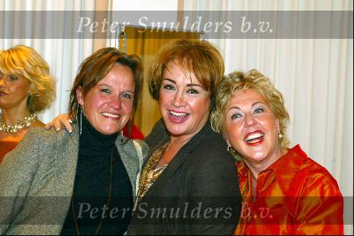 Amsterdam 22 oktober 2003
Presentatie modefestijn in toren  amsterdam
Xandra Brood en Viola Holt